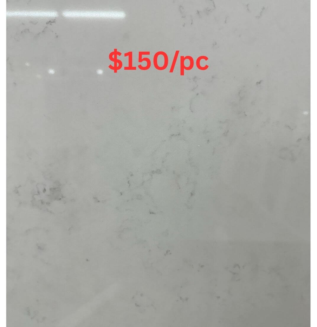 Cloudy Gray Quartz Countertops Sale $150 per piece