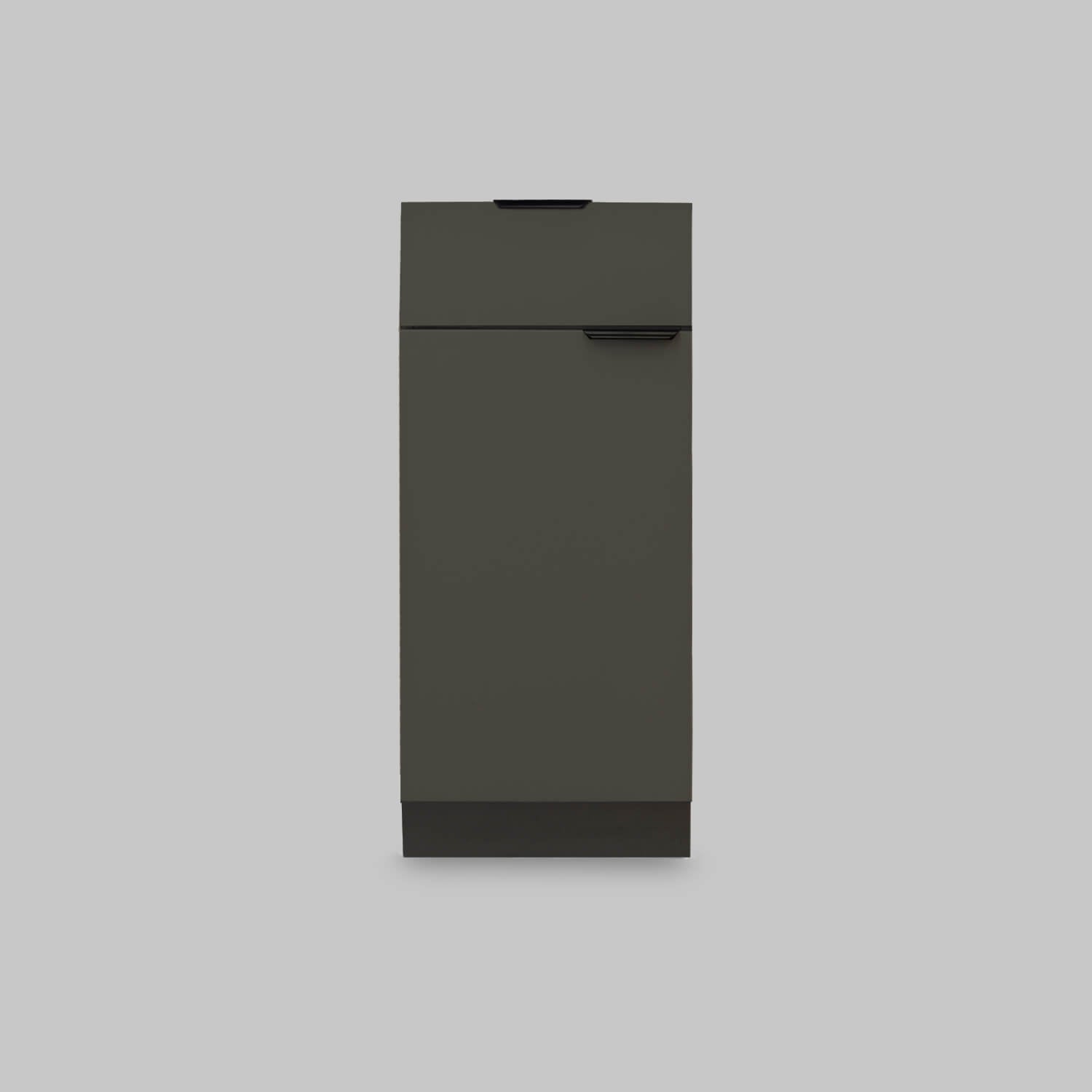 Glossy Gray (European Style) Kitchen Cabinets