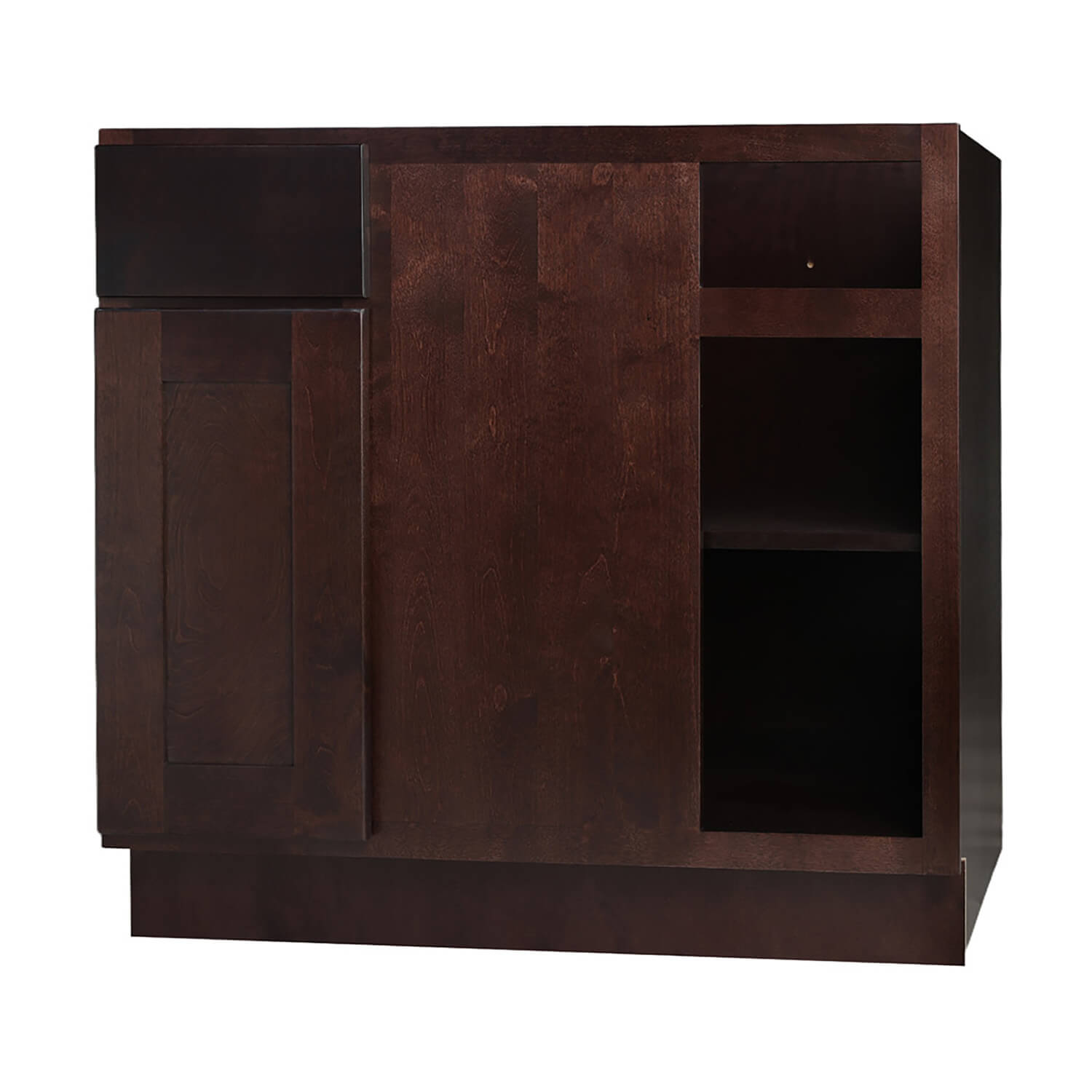 kitchen cabinet beech espresso base blind corner bbc36 Granada