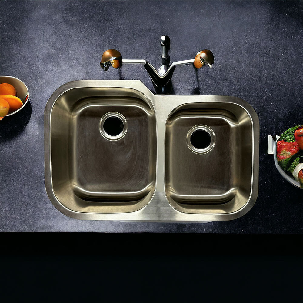 Double Kitchen Sink U3221D-60-40