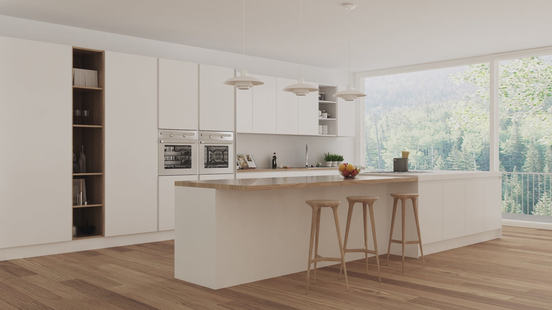 Load video: Kitchen cabinets, countertops and flooring by Granada